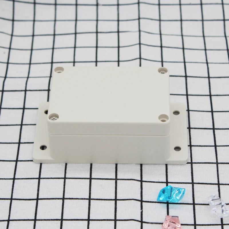 

Free shipping ,With wall mounted ear or fring ip65 plastic watertight abs switch box 100*68*50mm F4-2
