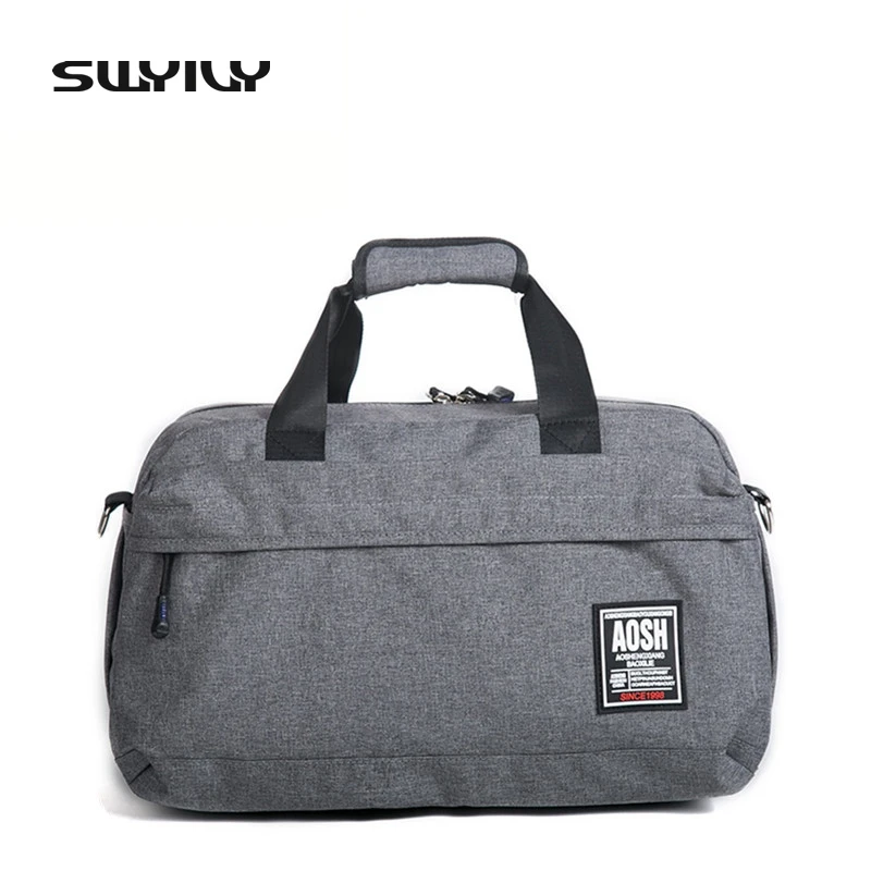 

SWYIVY Flax Cotton Small Size Gym Bag For Men And Women Fitness Training Sports Handbag Solid Color Traveling Shoulder Bag