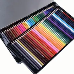 1 lot/set 72 Цвет карандаш Baoke Водорастворимая карандаш 72 Цвет ручка с железный ящик деревянный и Ведущий Ручка Прямая доставка