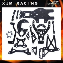 Baja upgrade parts,Carbon Fiber Package set fit HPI KM ROVAN BAJA 5B 5T 5SC KING MOTOR TRUCK Free shipping