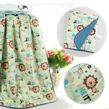 Baby Layer Fleece Infant Swaddle Envelope Stroller Wrap Blankets Thicken Baby Bedding Blanket Double