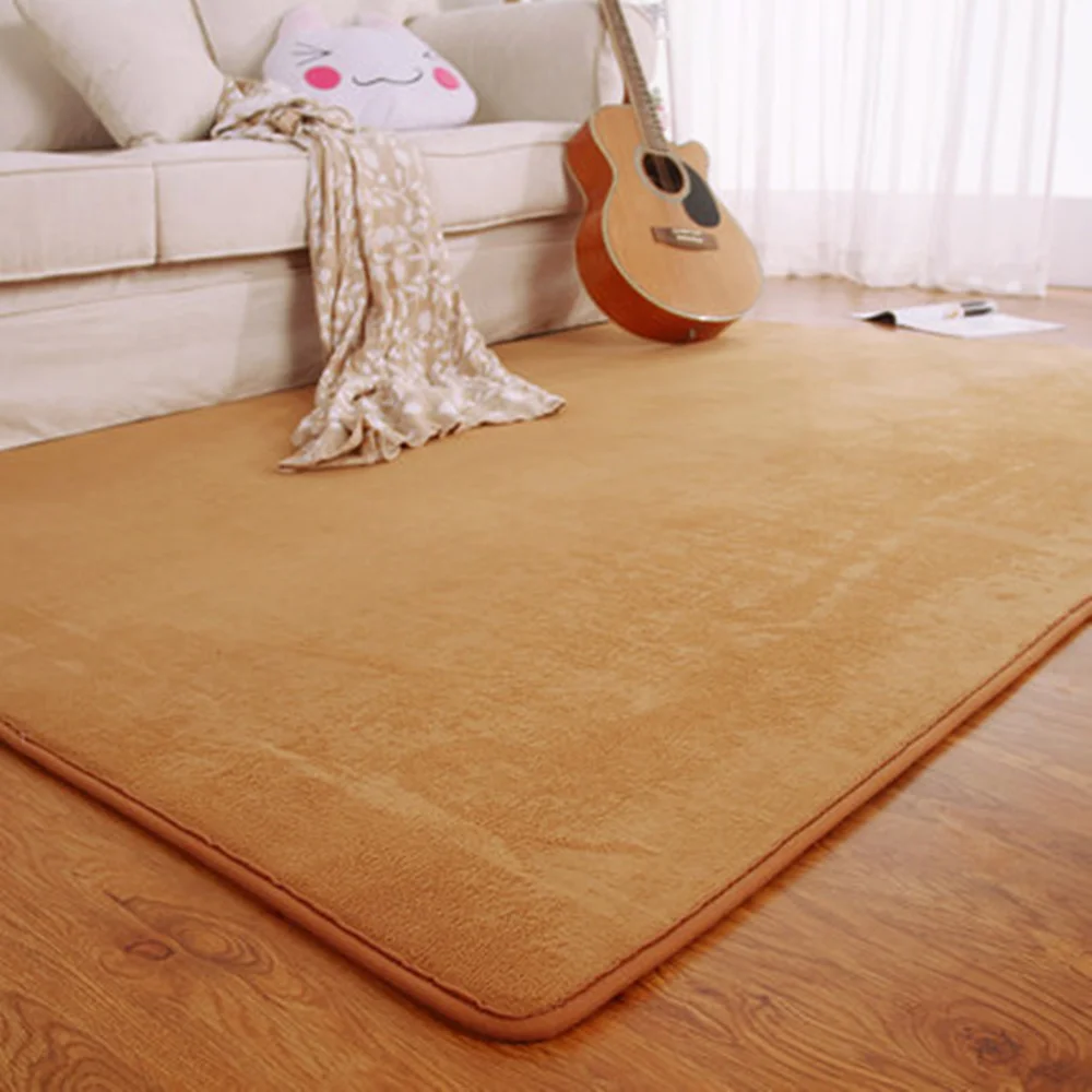 Modern Solid Fashion Memory Foam Large Floor Mat Outdoor Area rug