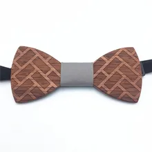 Продукт Для мужчин костюм деревянный галстук-бабочка для жениха Свадебная вечеринка Для мужчин праздничная одежда Бизнес галстук-бабочку Костюмы аксессуары