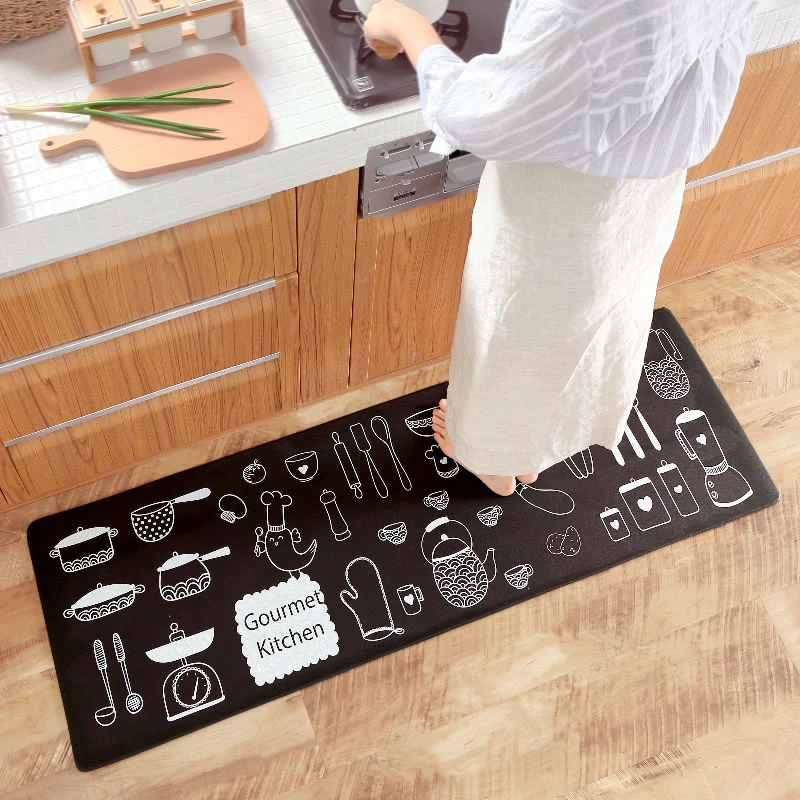 cheap Floor Mat Anti Fatigue Mattress Soft Kitchen Mat Leatherwear Floor Bedroom Mat