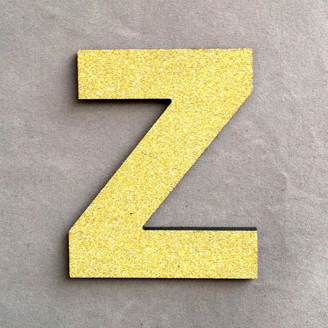 1pcs Eglish Letters Glitter Gold Letter Wall Stickers 3D Alphabet
