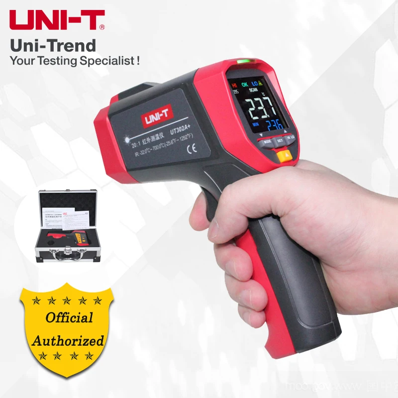 UNI-T UT302A+/302C+/302D+/UT303A+/303C+/303D+ EBTN color screen Infrared Thermometer industrial electronic temperature gun | Инструменты