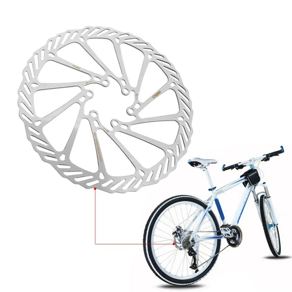 

MrY MTB Bicycle Disc Brake Bike Brake Disc 6-Bolt 160mm Bike Brake Rotor with 6 Screws Smooth power modulation