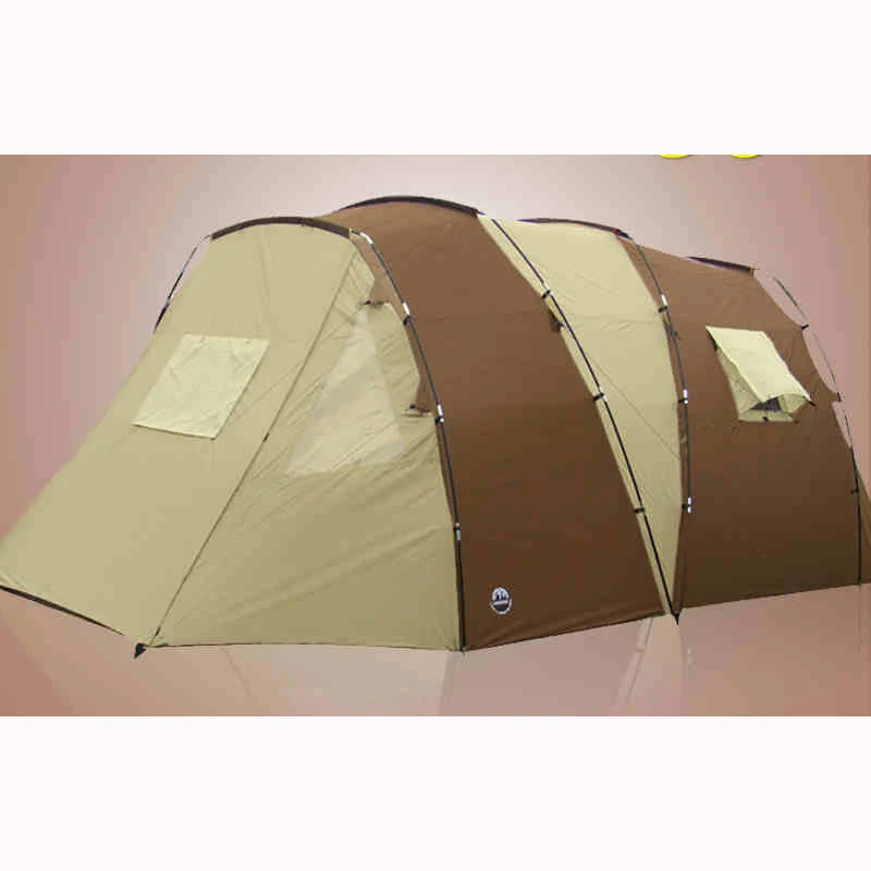 Ultralarge Double Layer Waterproof One Hall Two Bedroom Camping Tent Large Gazebo Party Tent Barraca Ultralarge Double Layer Waterproof One Hall Two Bedroom Camping Tent Large Gazebo Party Tent Barraca