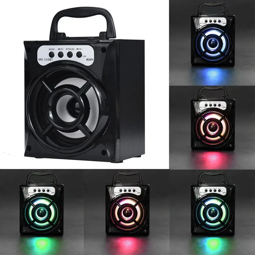 Outdoor Wireless Portable Stereo Super Bass Speaker With USB//TF//AUX//FM Radio US