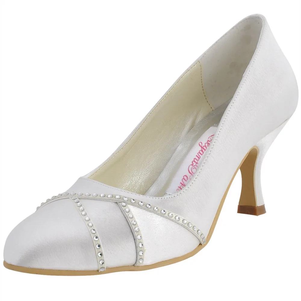 pointed ivory heels