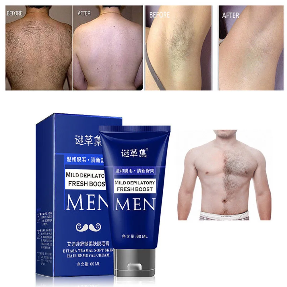 2018 New Man's Permanent Body Hair Removal Cream Hand Leg Hair Loss Depilatory  Cream Men Body Cream