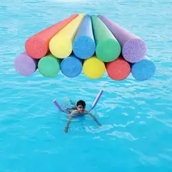 Гибкая красочная твердая трубка для купания в бассейне плавание помощь на воде Woggle лапша плавающий спасательный круг детский бассейн