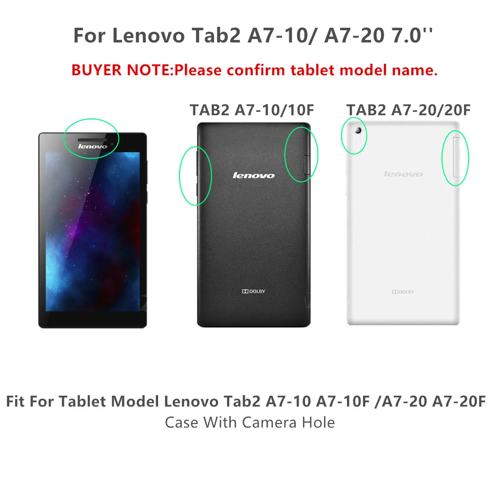 Силиконовый чехол для lenovo Tab 2 A7-10 A7-10F A7-20 A7-20F мягкий защитный корпус для lenovo Tab2 7,0 A7 20 планшетный ПК чехол