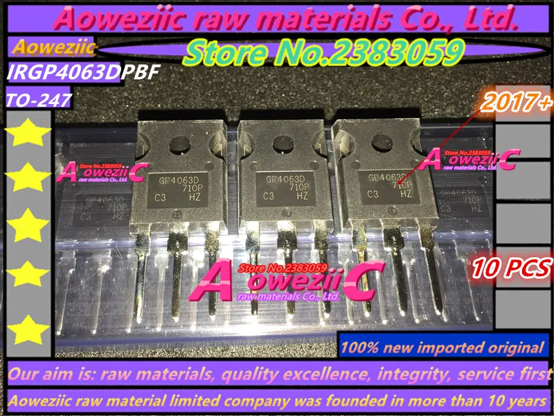Aoweziic+ 100 импортный GP4063D IRGP4063D IRGP4063DPBF TO-247 Ультра быстрый диод восстановления 600 в 96A IGBT