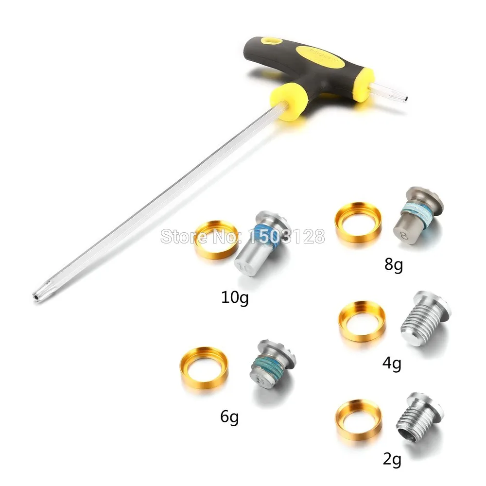 Новый Набор 5 шт. 2 г 4 г 6 г 8 г 10 г (зеленый Золотой Синий) весов Винт Для ТМ RBZ RBZ Этап 2 Водителя SLDR FW Head