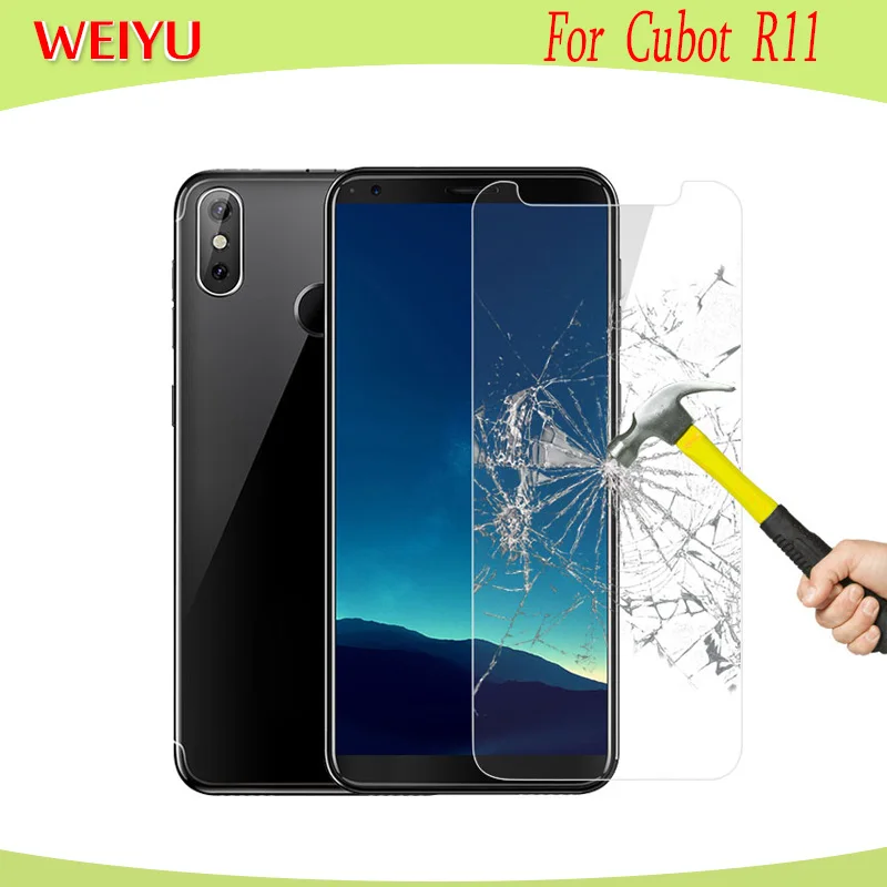

WEIYU Tempered Glass for Cubot R11 Screen Protector Phone Replacement Easy To Install Film Glass 5.5 inch For Cubot R11 Glass
