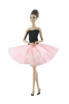 

NK 2020 Doll Dress Beautiful Clothes Dacing Dress Fashion Ballet Dress For Barbie Doll Accessories Girls' Gift Baby Toys 22A