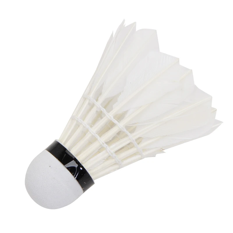 Professional Badminton Balls Feather Portable White Dar Training Badminton Ball Sports Accessories Shuttlecocks (2)