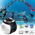 

New 2338x2448 Ultra HD 360Degree Panoramic WiFi Waterproof Sport Video Camera