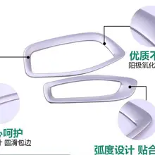 Автомобильный Стайлинг Нержавеющая сталь автомобильные декоративные полоски для автомобиля крышка 3D стикер для Volvo s60 s60l xc60 v60 2 шт./лот 2010