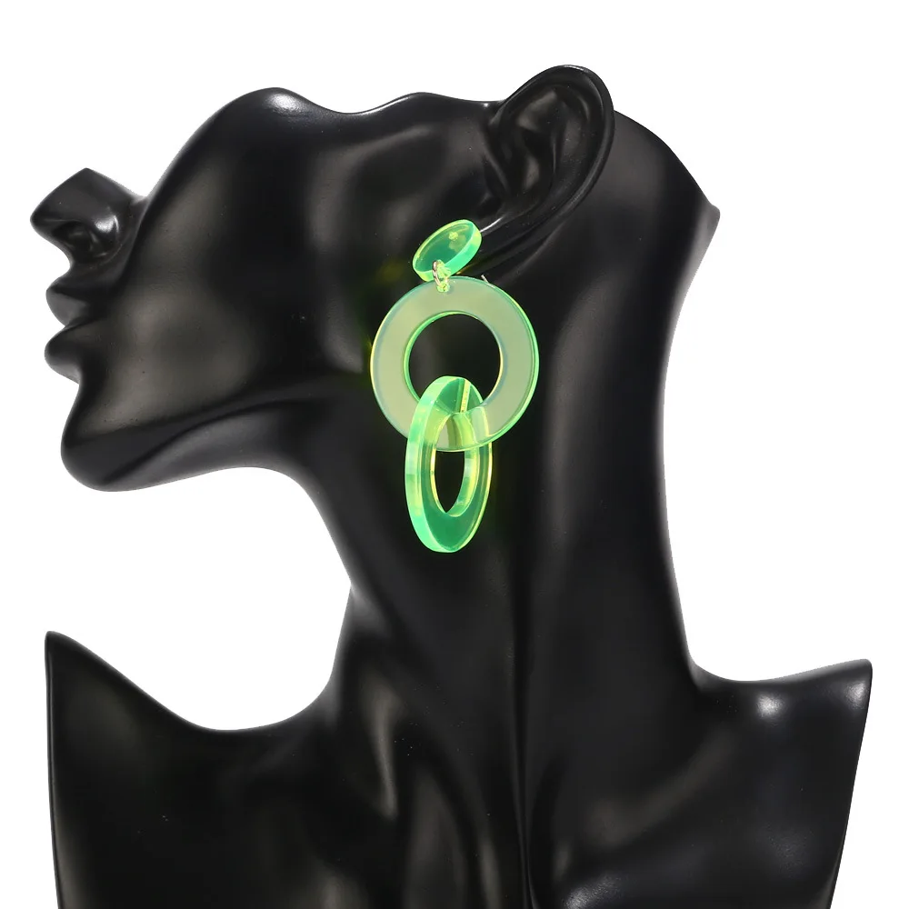 204031 Neon Acrylic Circle Lin