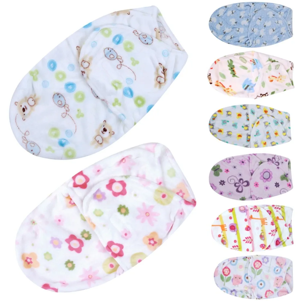 Lovely Baby Swaddle Wrap Soft Envelope Baby Blankets Newborn Swaddle