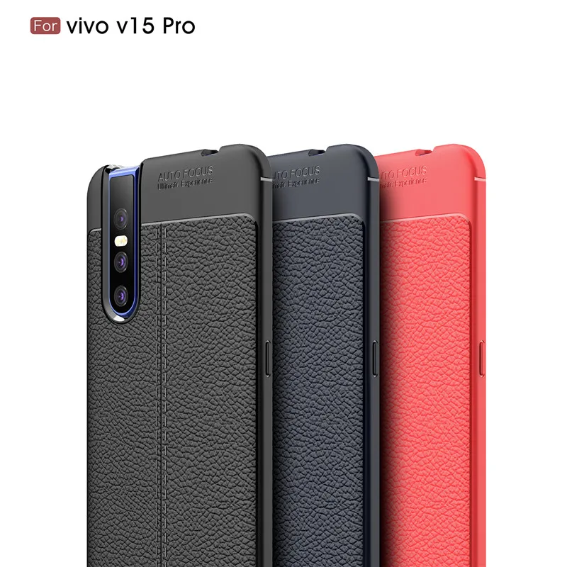Чехол для ViVo V15 Pro мягкий силиконовый чехол бампер из ТПУ защитный телефона Funda 6