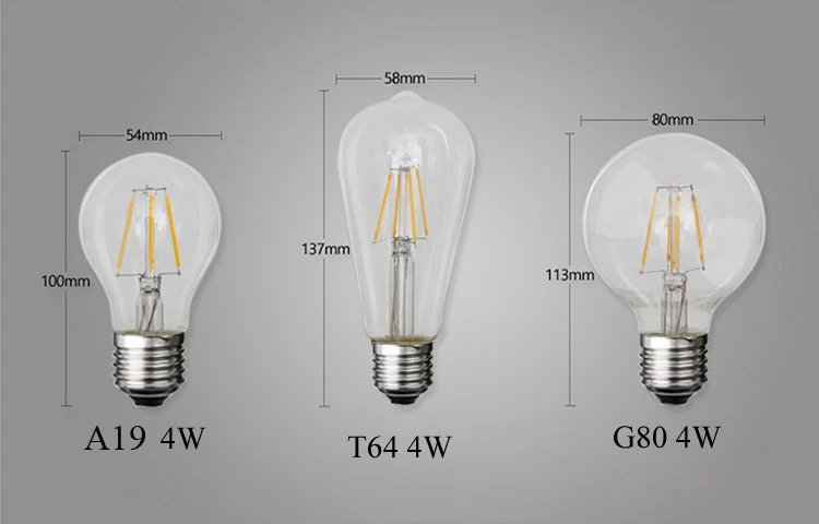 Новейший подвесной светильник s Edison светодиодный светильник лампы 4 Вт 6 Вт 8 Вт лампы E27 220 в подвесной Домашний Светильник ing ультра яркий светодиодный светильник накаливания