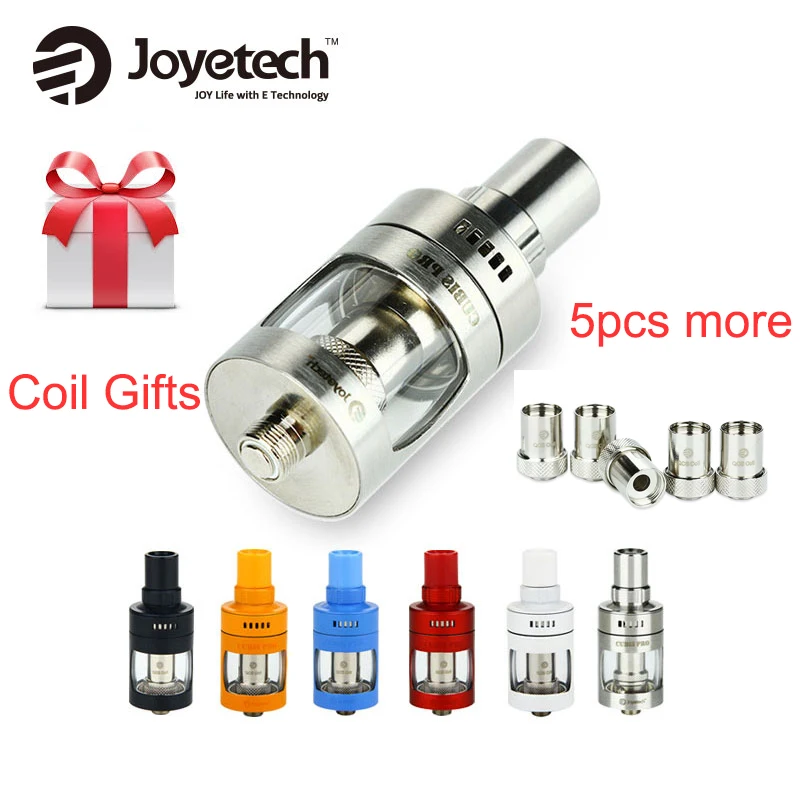 

Original Joyetech Cubis Pro Tank 4ml + extra QCS Coil Head 0.25ohm for Cubis/Cubis Pro Atomizer Vaping Tank Airflow Adjustable