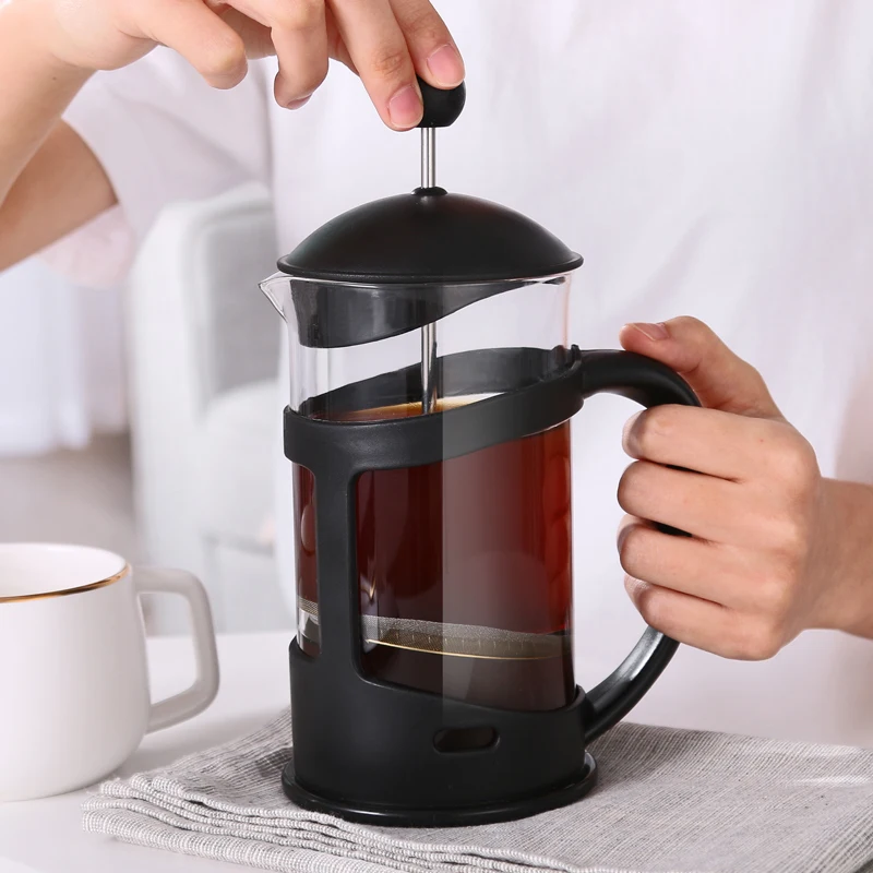 Buy 350ML/600ML Coffee Pot Home Glass Stainless Steel