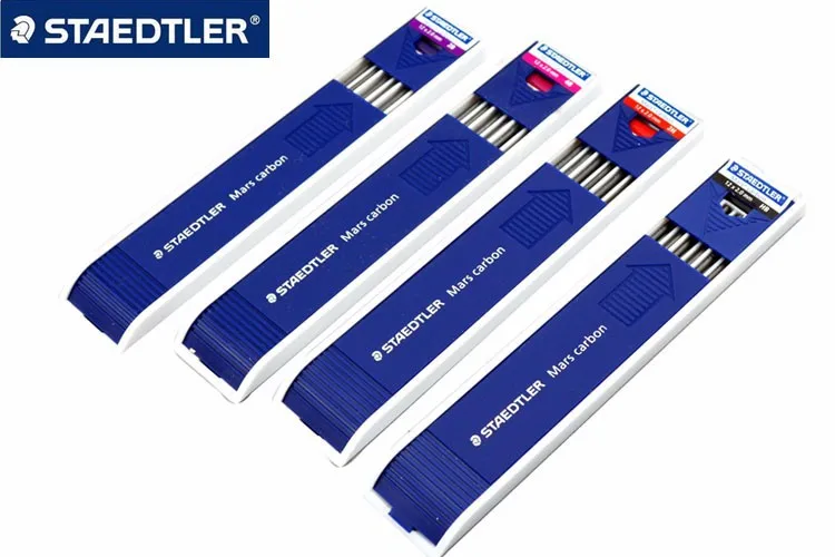 Staedtler Mars Carbon 200 2,00 мм механический карандаш свинец черный 4B/2B/B/HB/H/2H школьные и офисные принадлежности