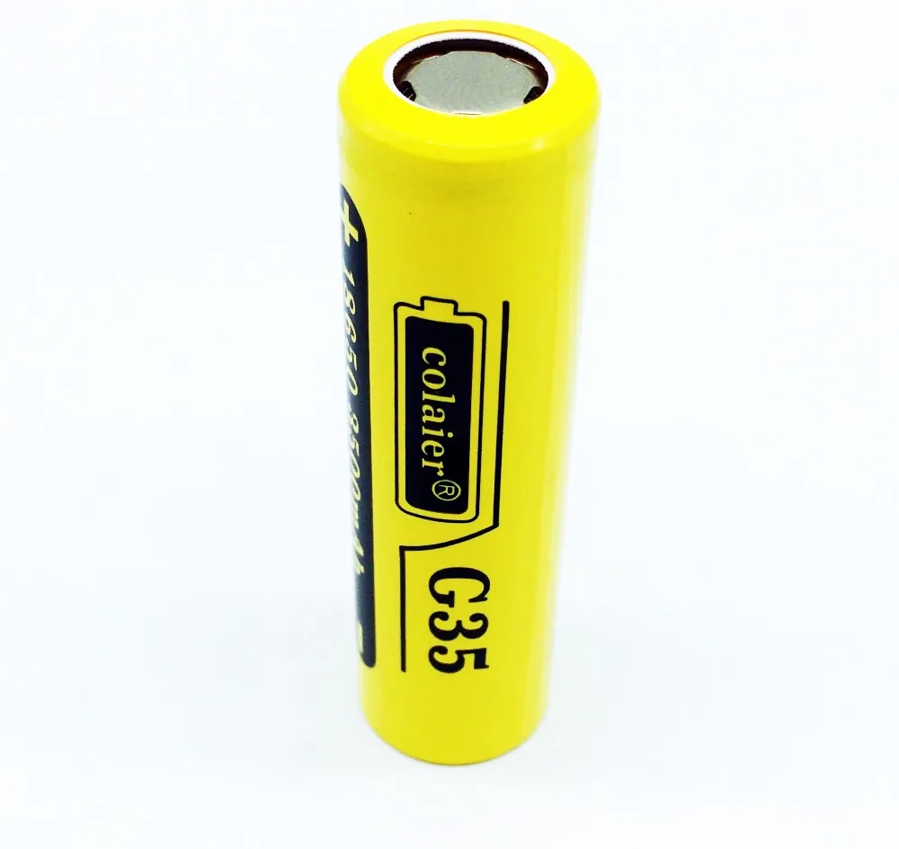 8 шт Colaier G35 18650 3500mAh 3,7 V литий-ионная аккумуляторная батарея 20A литиевая батарея высокого стока для вспышки