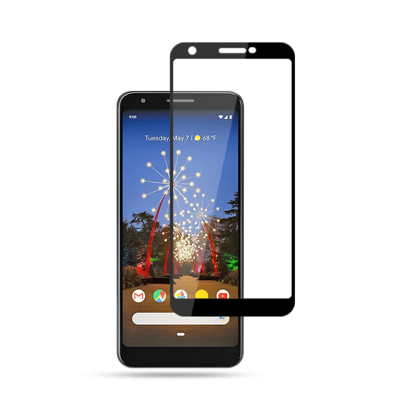 

5D Full Glue Full Cover Tempered Glass Screen Protector For Google Pixle 3A 3A XL