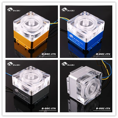B-DDC-ITN BYKSKI Новое поступление pc водяное DDC насос многоцветные крышка насоса 12 В большой 4pin даты интерфейс отзывы 62x62x58 мм