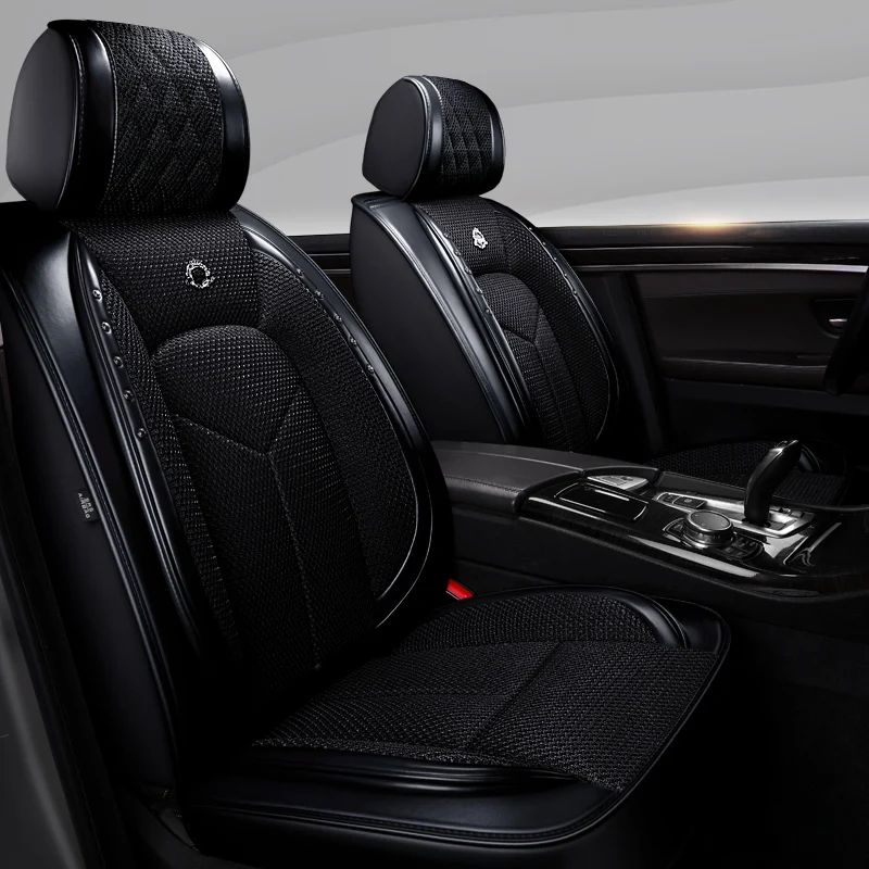New Customization Car Seat Cover General Cushion Artificial Leather Car pad Car Styling For BMW Audi Honda Ford Nissan Sedan SUV