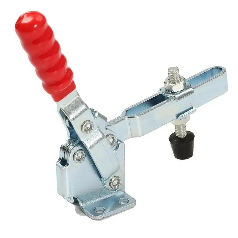 

SULEVE Toggle Clamp 227KG Holding Capacity Quick Release Vertical Type 12132 Metal Push Pull Toggle Clamp Galvanized Iron