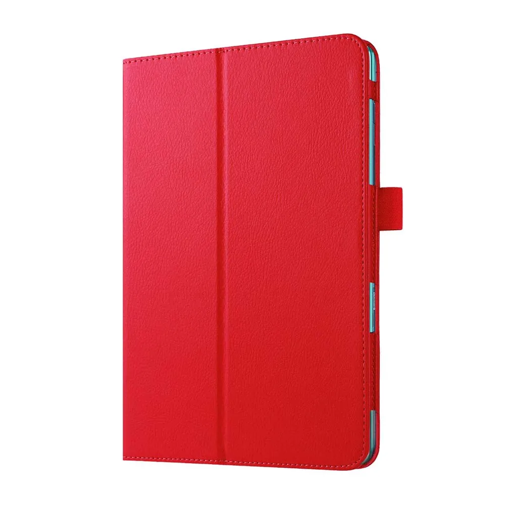 Red Чехол для samsung Galaxy Tab A 8,0 T350 355, тонкий флип-чехол из искусственной кожи, подставка для планшета, умный чехол для Galaxy Tab A 8,0 дюймов - Цвет: Red