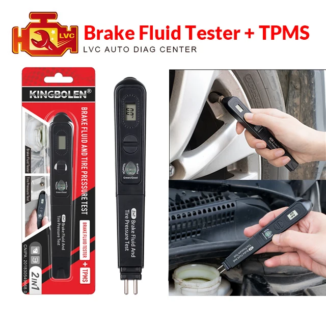 Buy Brake Fluid Tester Tire pressure monitor 2 in 1