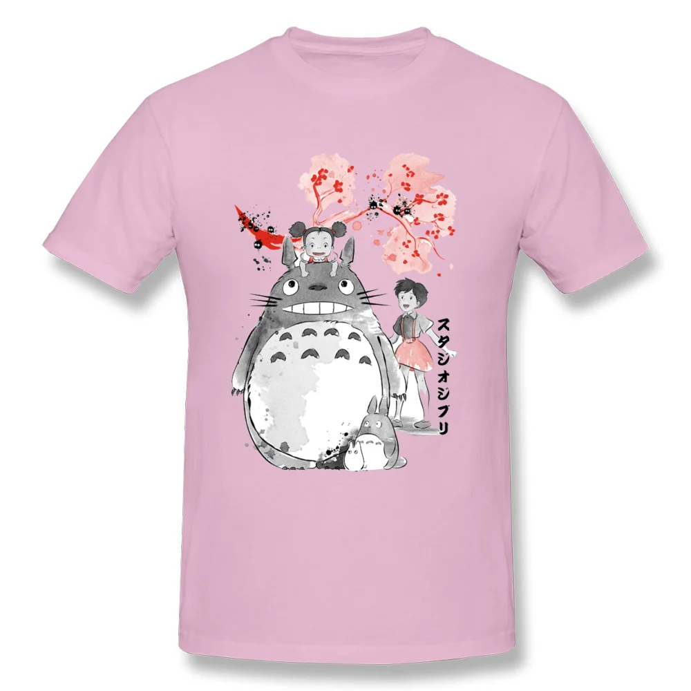 Tops & Tees MY-NEIGHBOR T Shirt Summer/Fall 2018 Discount Family Short Sleeve 100% Cotton Round Neck Adult T Shirts Family MY-NEIGHBOR pink