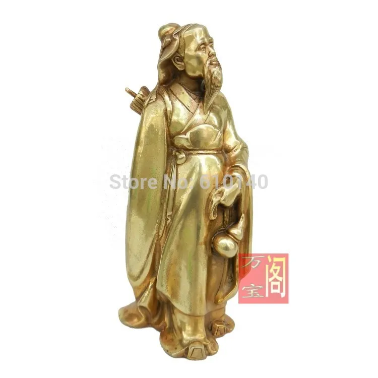 

Li stations like geniuses bronze statue Saving the world Feng Shui Decoration