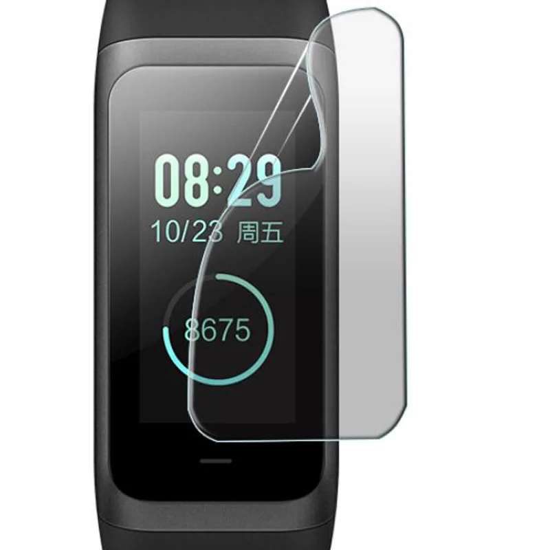 

For Xiaomi Midong Huami Band Amazfit Cor 2 Band2 Smart Wristband Full Screen Protector Cover Soft TPU Clear Protective Film-/