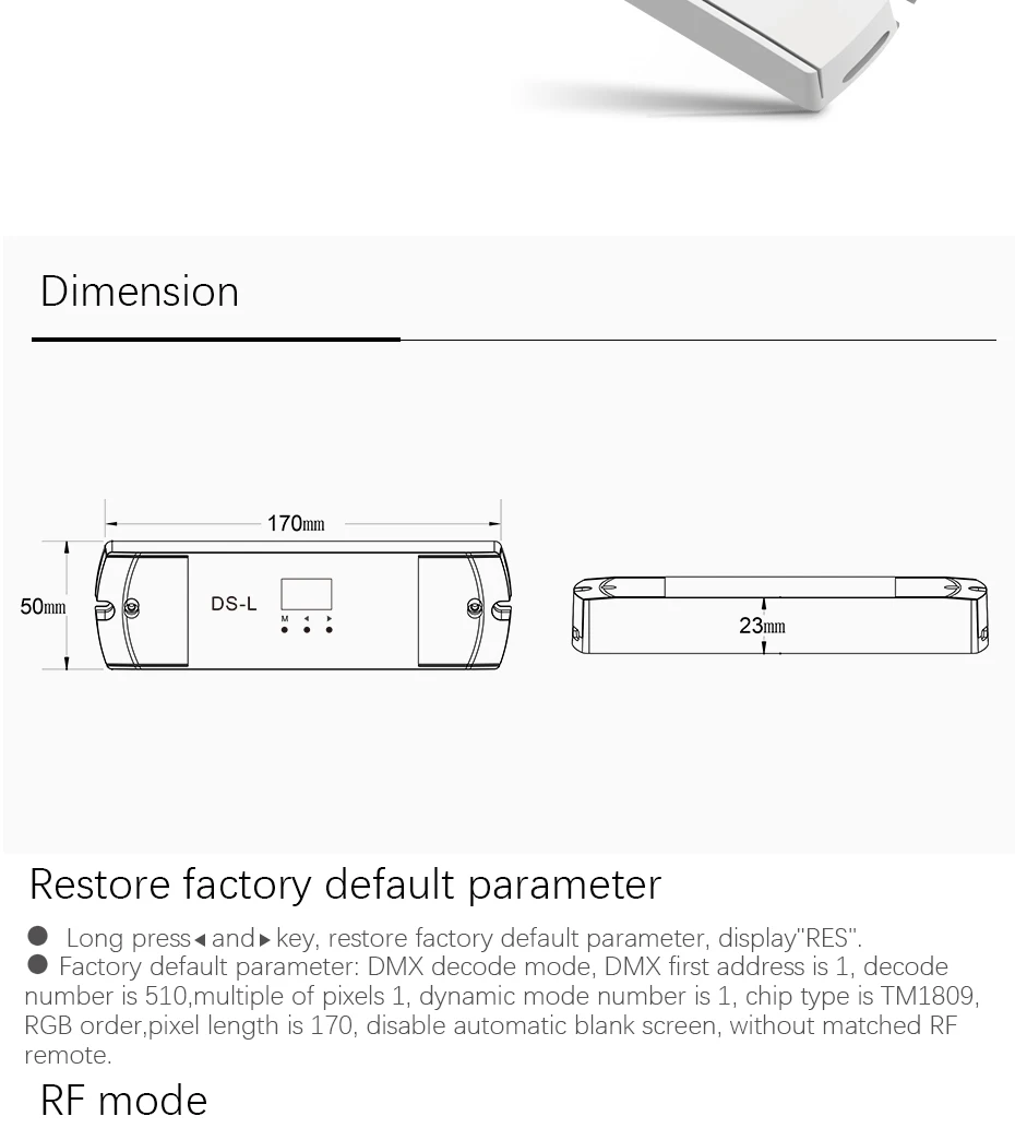 Высокое качество DC5-24V DMX512 к SPI конвертер DMX декодер поддержка 6803/8806/2811/2812/2801/3001/9813 ИС