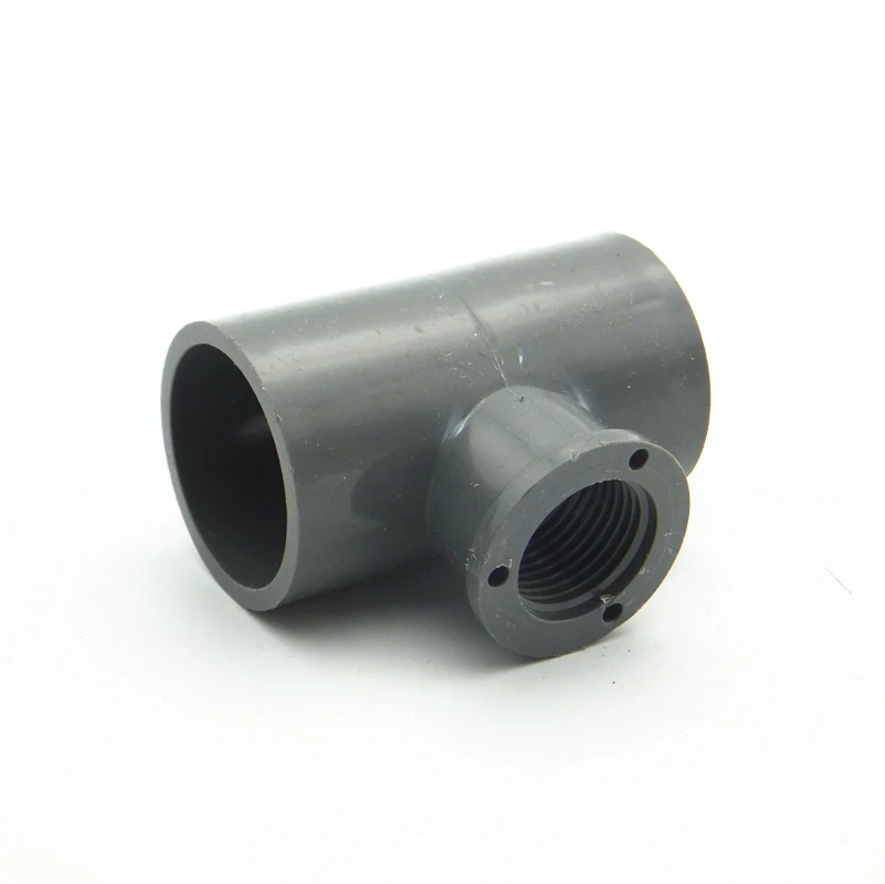 25mm Id To 1/2" Female Bsp Thread Tee Pvc Pipe Fitting Coupler Adapter