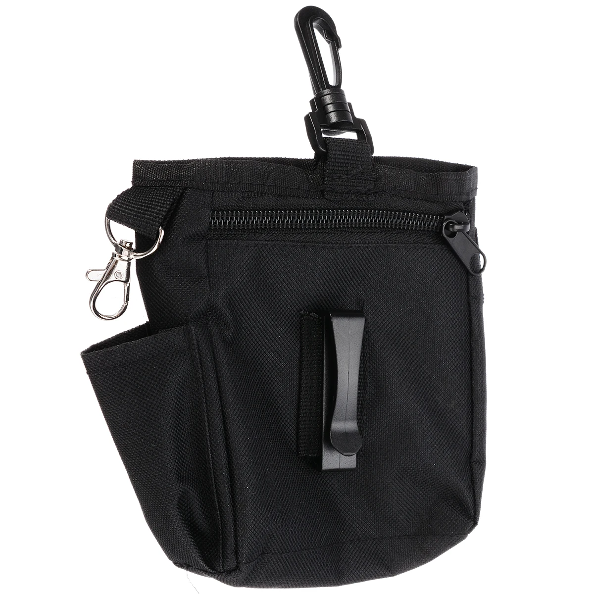 1PC Black Pet Dog Puppy Training Treat Snack Bag Feed Bait Food Pouch Belt Bags Waist Bag