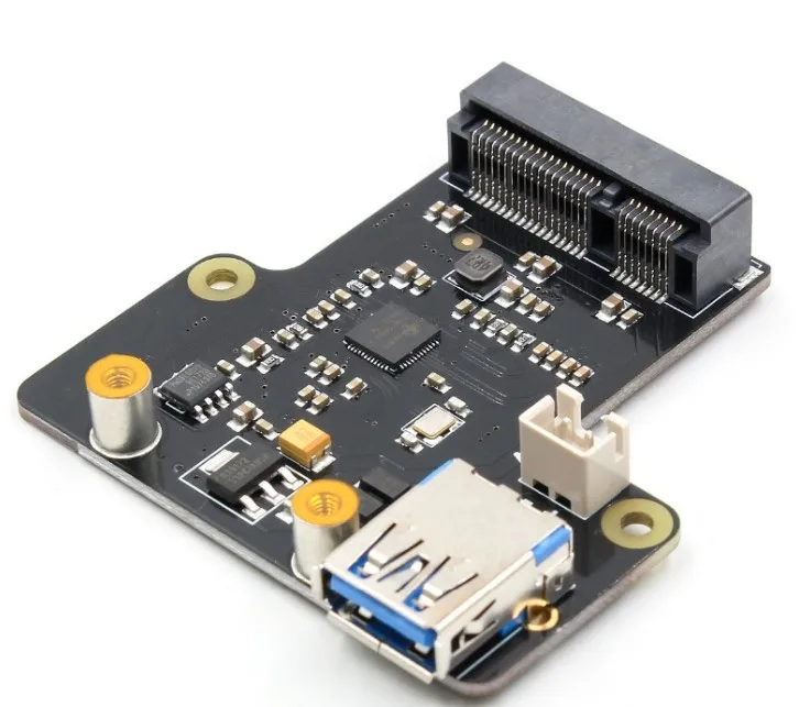 Raspberry pi X850 mSATA SSD festplatte expansion board unterstützt 1 TB USB 3.0 Stecker