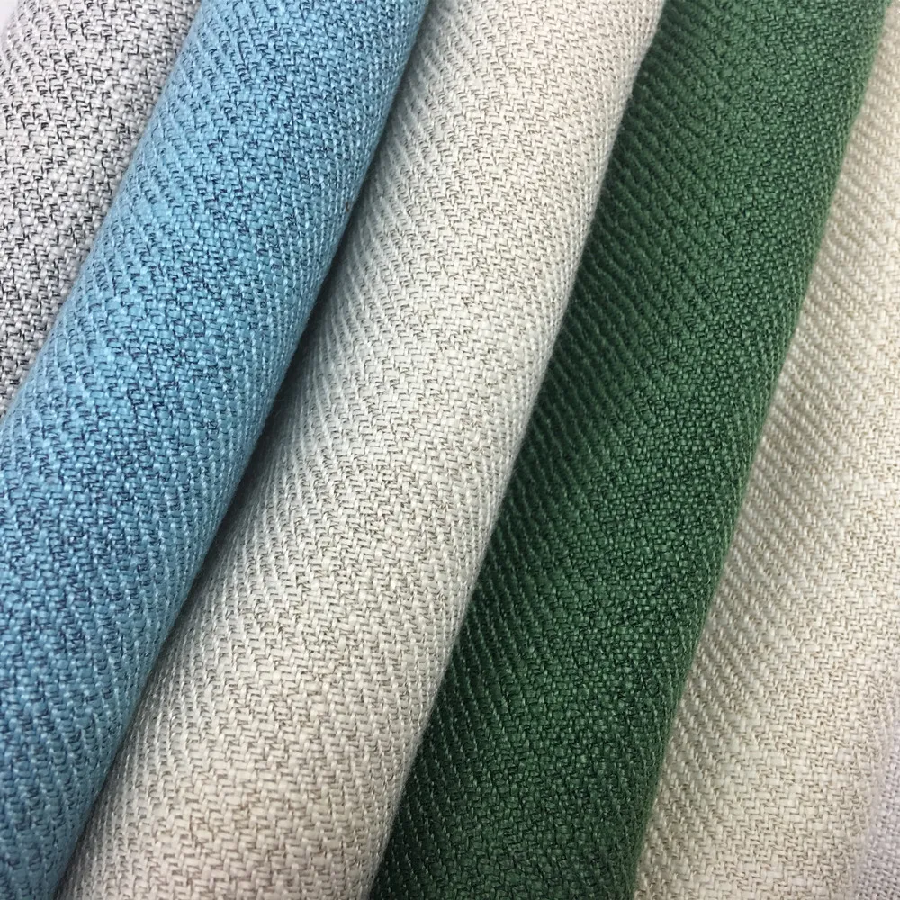 

Free Shipping 30 Colors Soft Solid Polyester Linen Like Woven Curtain Sofa Upholstery Contract Dapery Fabric 280cm Plain Cloth