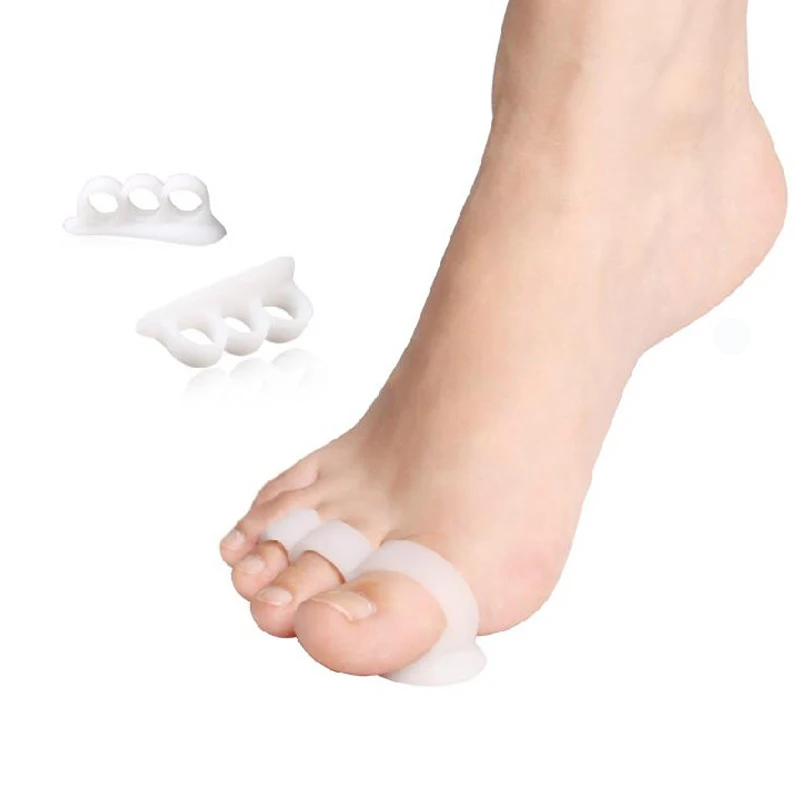 1Pair=2Pcs Silicone Bunion Corrector for Manicure Toe Separators Pedicure Tool Foot Care Toe Separator Bone Thumb Correction