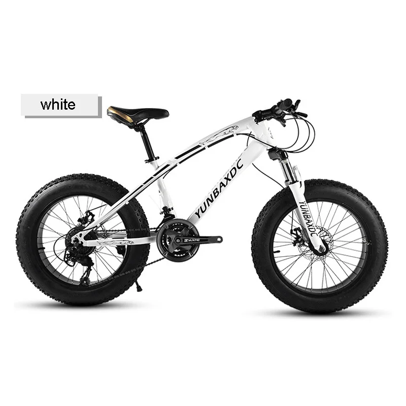 Excellent Snowmobiles Beach Bike Spoke Wheel 20 inches 4.0-inch Tyre High Carbon Steel Rigid Frame Snow Riding 21 24 27 Speed 3