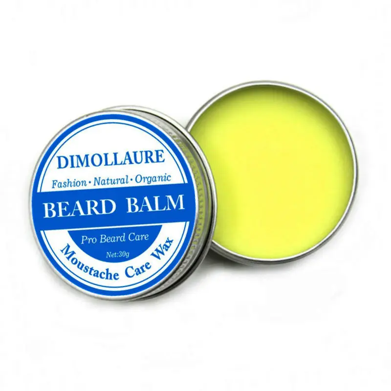 Dimollaure; Бальзам для бороды борода кондиционер Pro рост бороды органический воск для усов пчелиный воск увлажняющий сглаживание ухода за