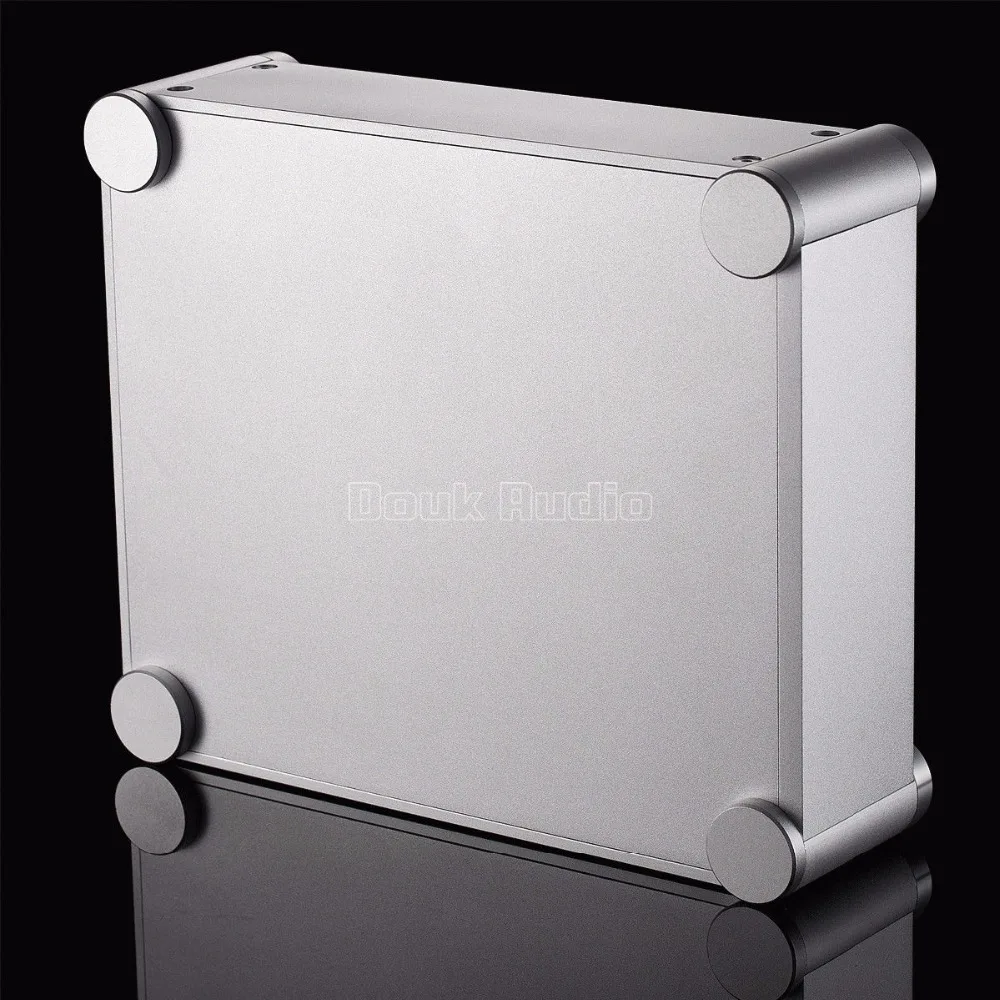 Aluminium Enclosure Silver Chassis Preamplifier Case DAC Box Headphone Amp House